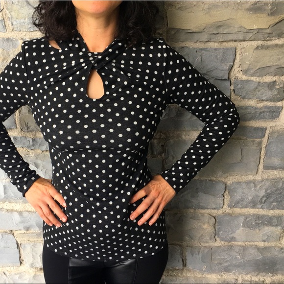 Black Polka Dot Shirt - Picture 1 of 7